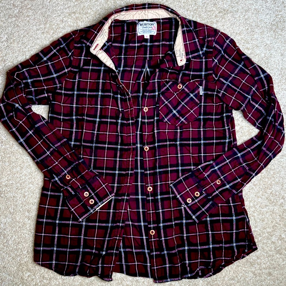 Burton Grace Long Sleeve Woven Button Down Shirt